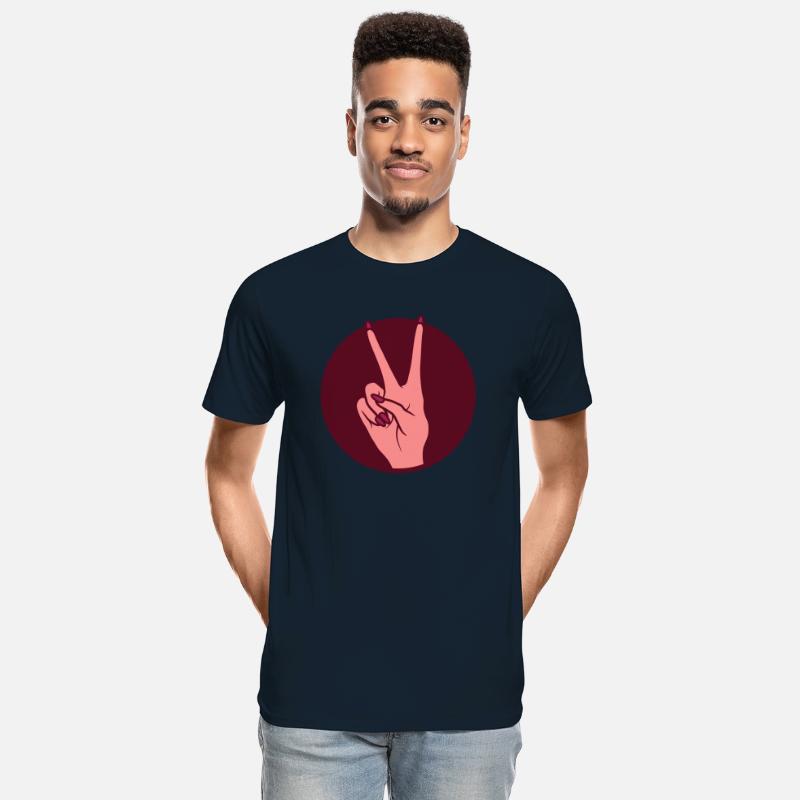 circle victory hand sign
