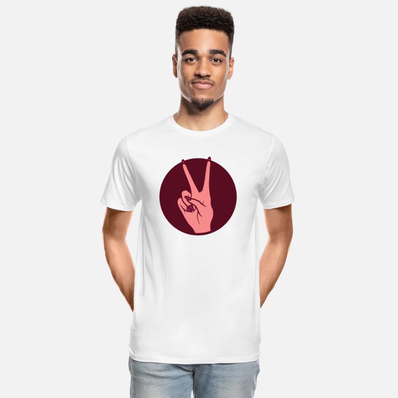 circle victory hand sign