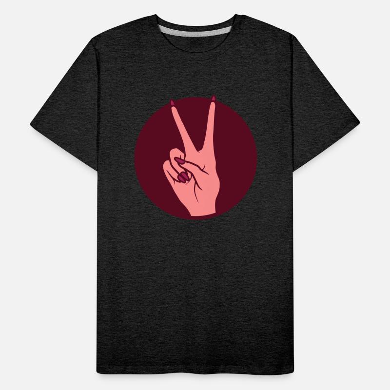 circle victory hand sign