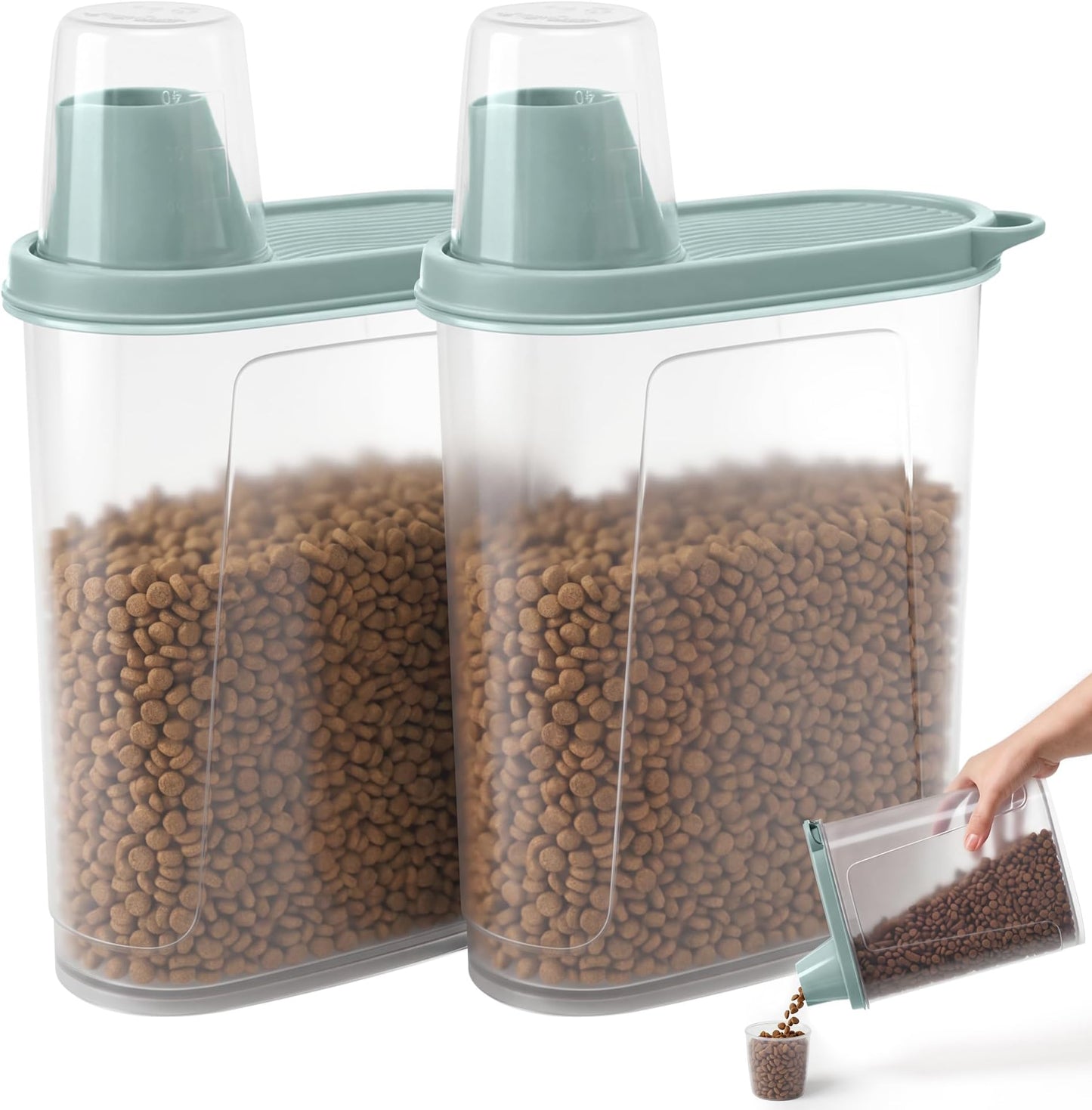 Citylife 2 Pack Dog Food Storage Container Airtigh - Latest Style