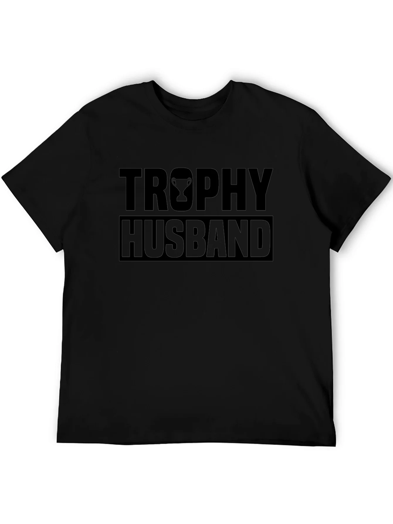 Trophy Husband Graphic Tee - Black