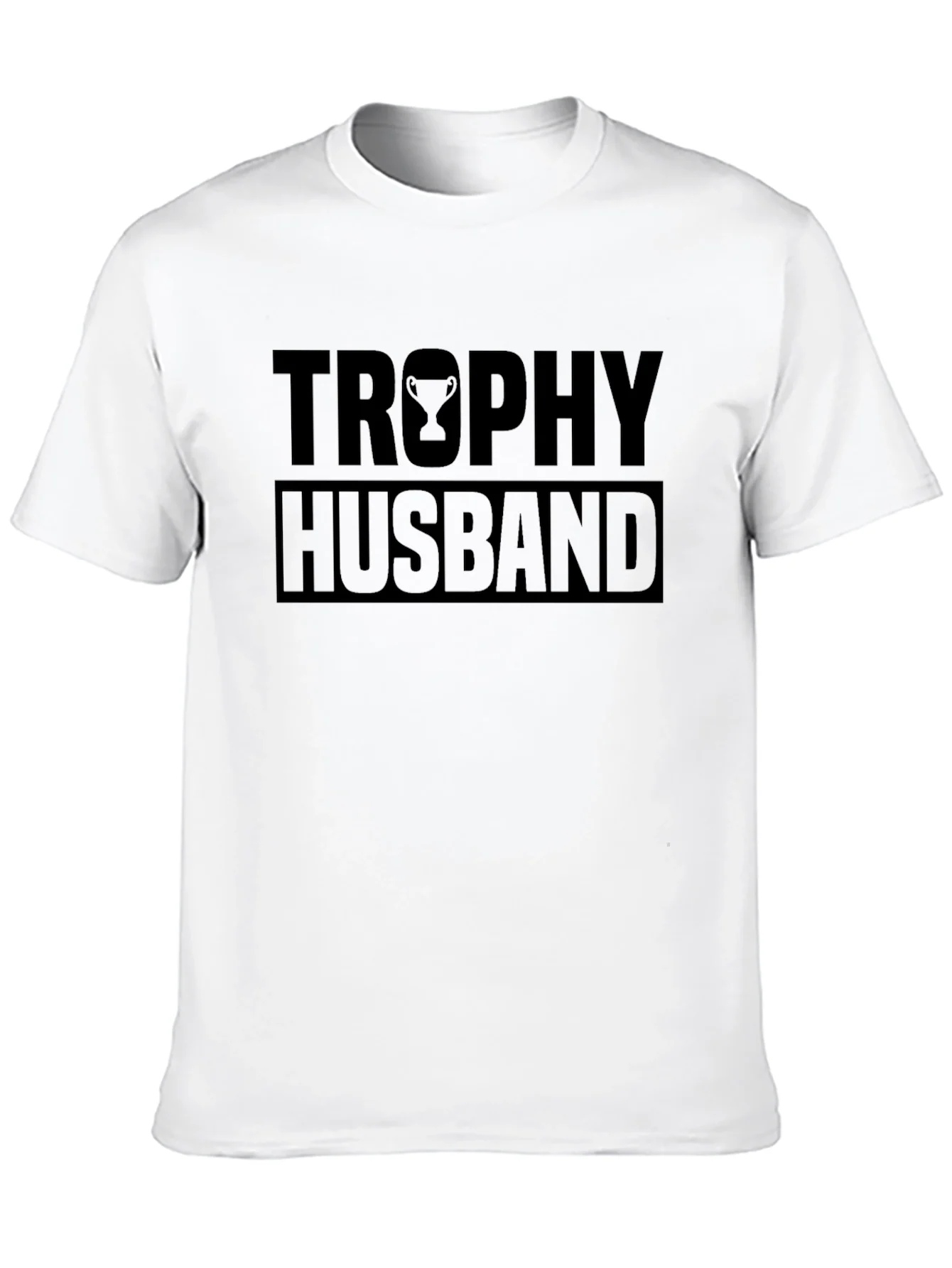 Trophy Husband Graphic Tee - Black