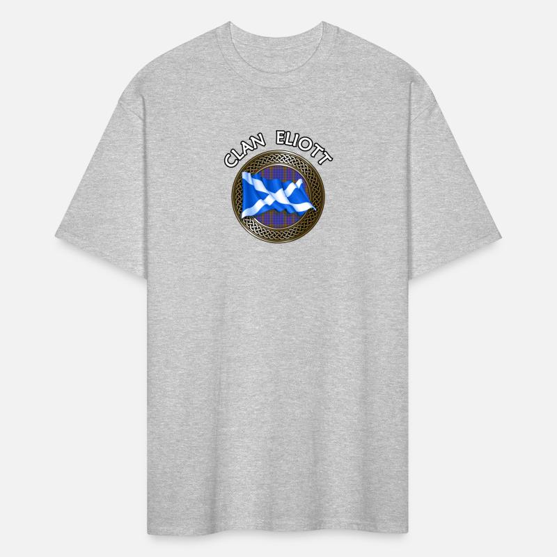 Clan Eliott Crest & Tartan Knot Flag