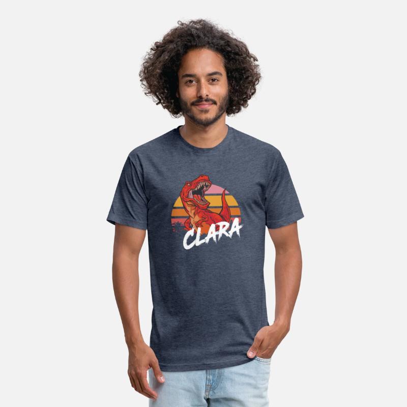 CLARA - Beautiful girls name with T-REX Dinosaur