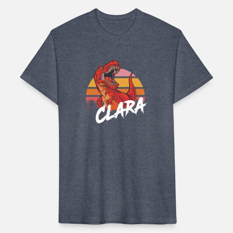 CLARA - Beautiful girls name with T-REX Dinosaur