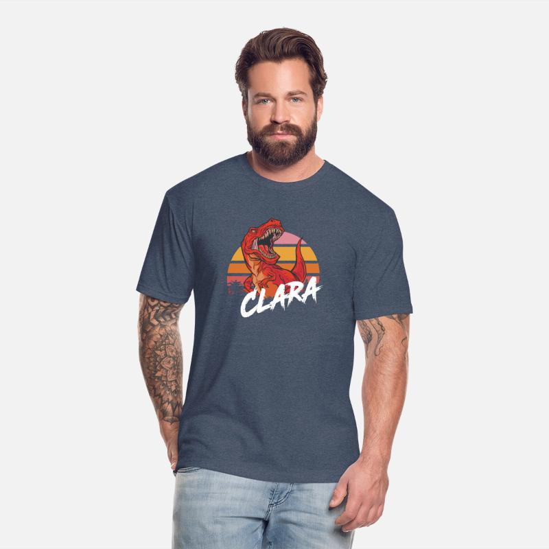 CLARA - Beautiful girls name with T-REX Dinosaur