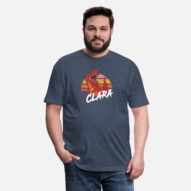 CLARA - Beautiful girls name with T-REX Dinosaur