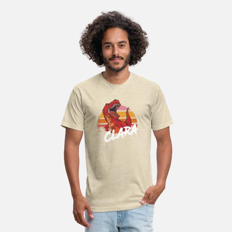 CLARA - Beautiful girls name with T-REX Dinosaur