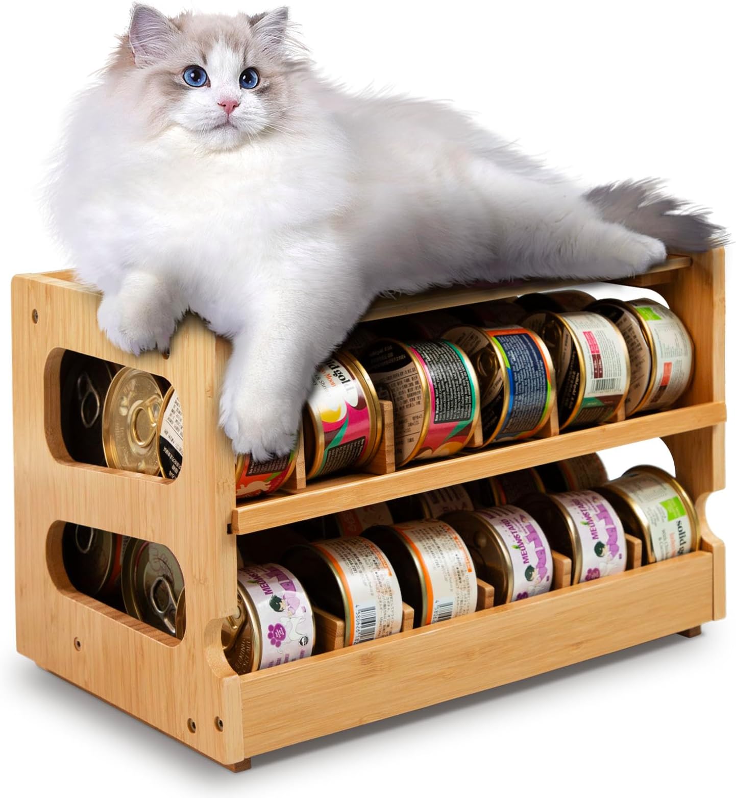 Coanto Upgraded Cat Food Organizer, Cat Food Can O - Best Seller