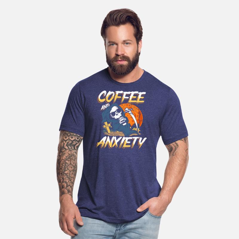 Coffee and anxiety | restlessness skull