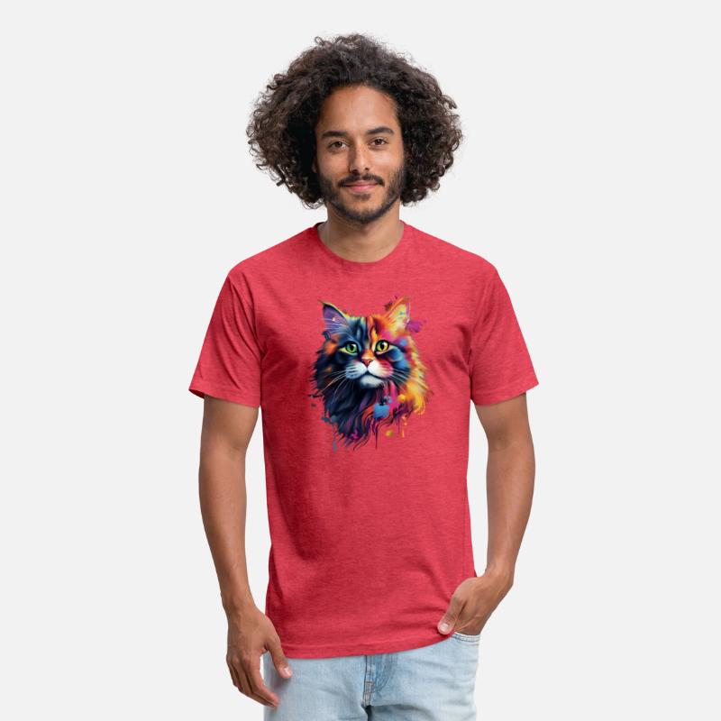 Color Explosion Persian Cat Art