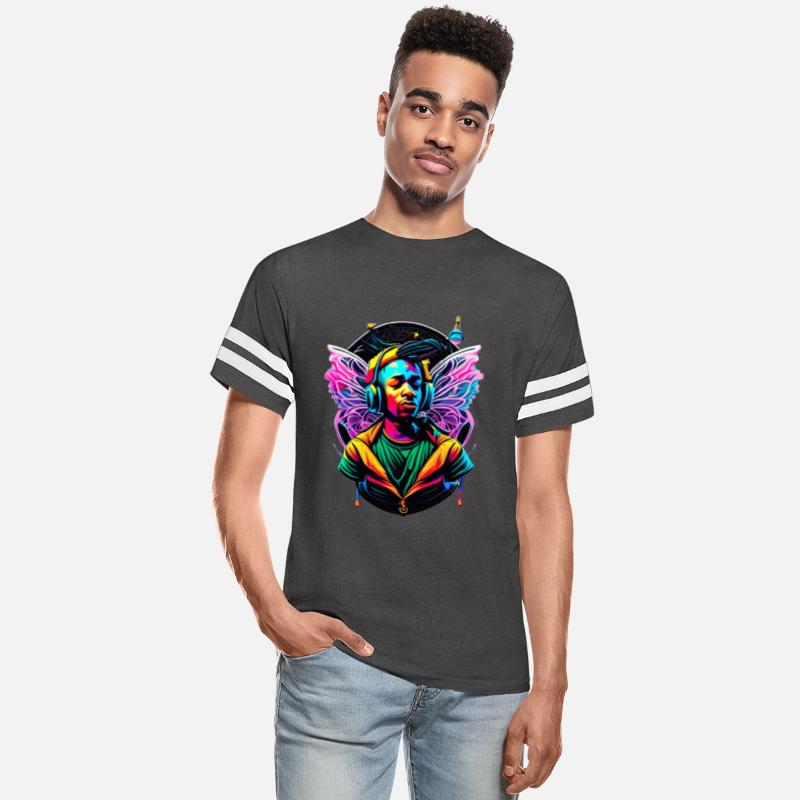 Colorful Butterfly person effect