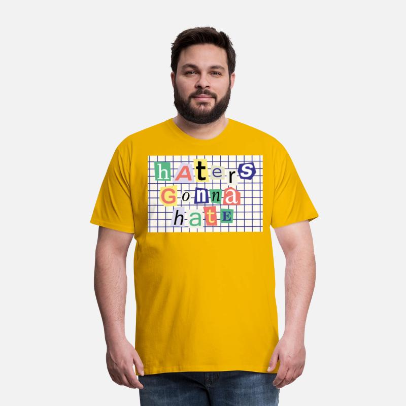 Colorful Haters Gonna Hate Design