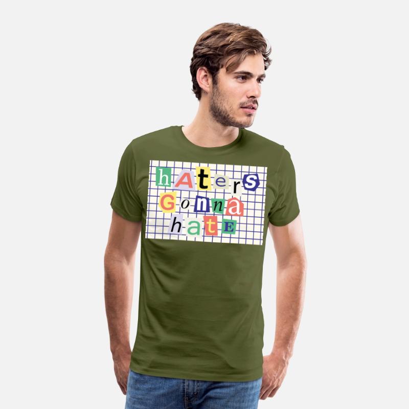 Colorful Haters Gonna Hate Design