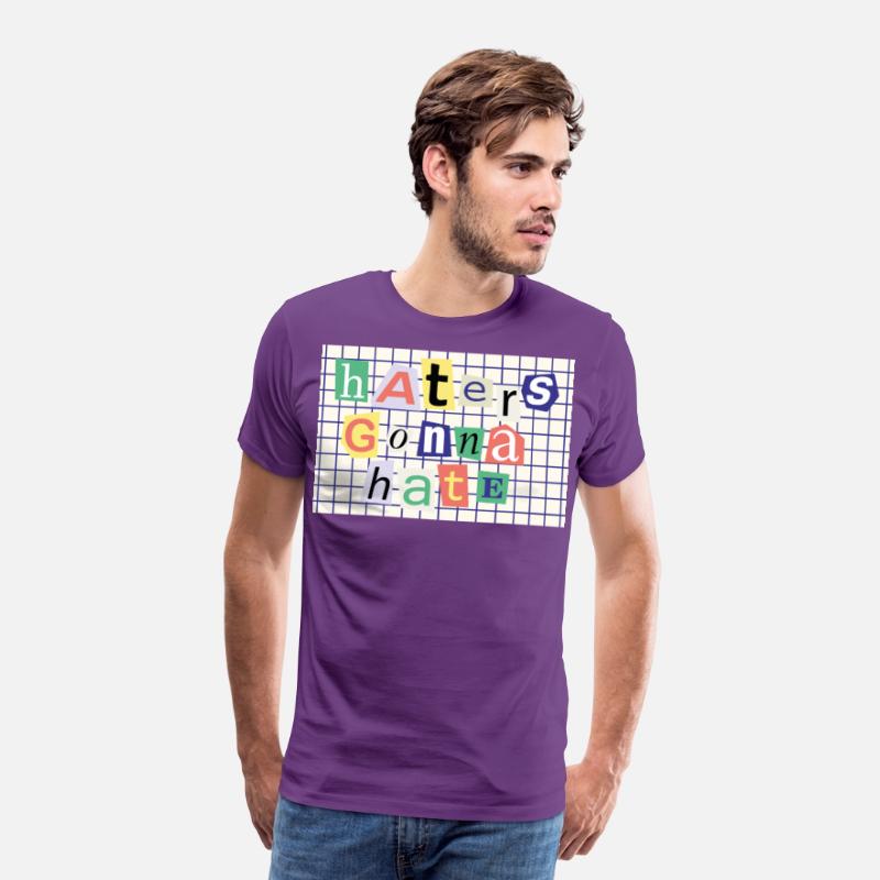 Colorful Haters Gonna Hate Design