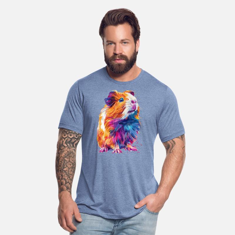 Colorful Hipster Guinea Pig for a Guinea Pig