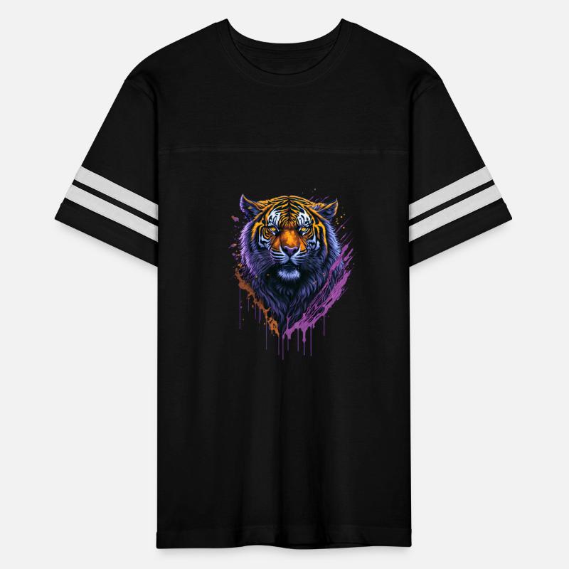 Colorful Paint Splash Tiger for Animal Lovers
