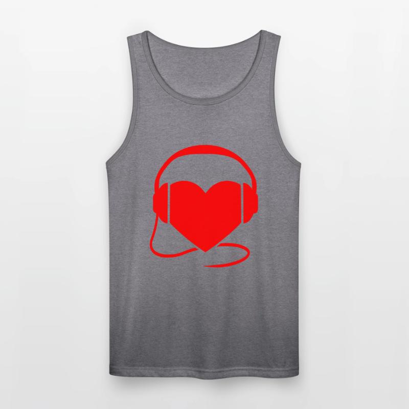 Cool Heart Party Love Heartbeat Headphone Sound DJ