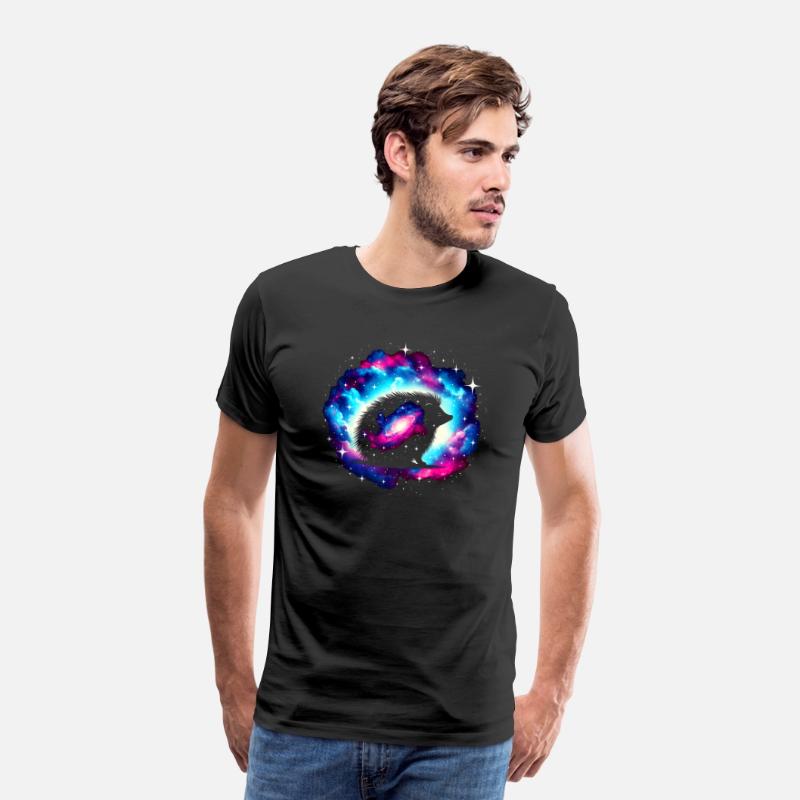 Cool Hedgehog Galaxy Space Art