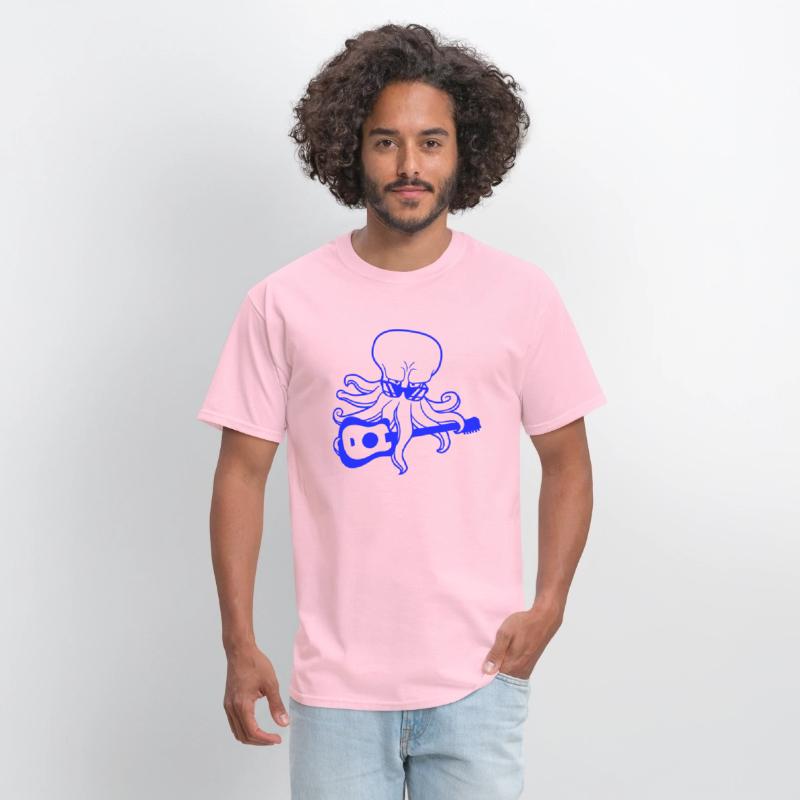 Cool Octopus Kraken Squid Plays Guitar Guitarist
