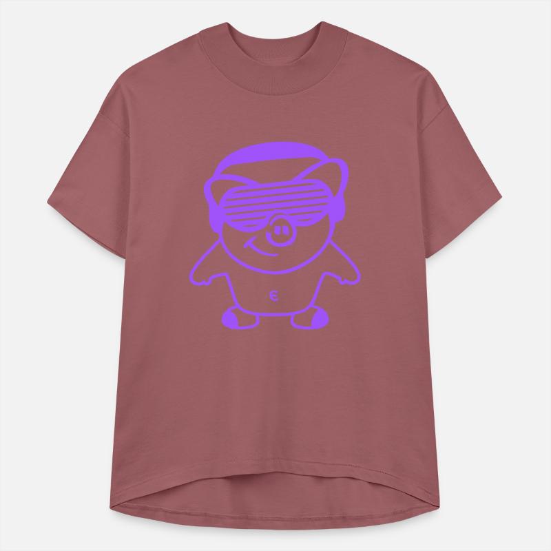 Cool Piglet Hog Pig Farm Animal Party Club DJ Fun