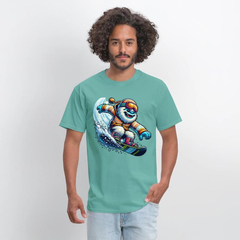 Cool Snowboarding Yeti Adventure