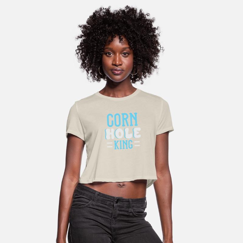 Cornhole King Distressed Badge