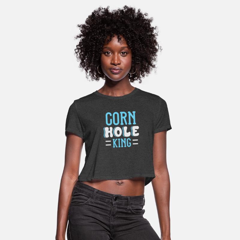 Cornhole King Distressed Badge