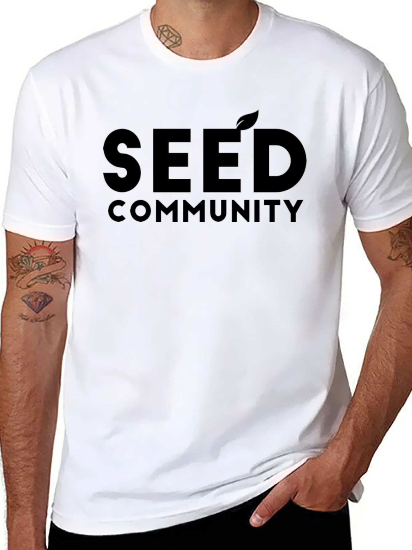 Seed Community Black Graphic Tee