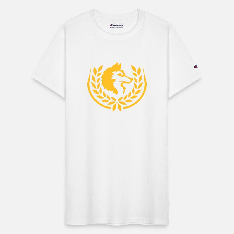 Crest Wolf Laurel Wreath