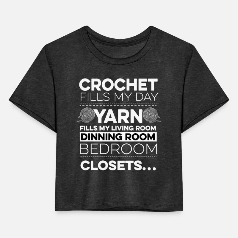 Crochet Fills My Day Yarn Fills My Living Room