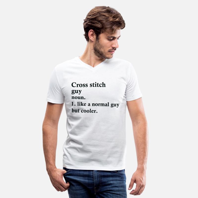 Cross Stitch Guy Funny Sewing Definition