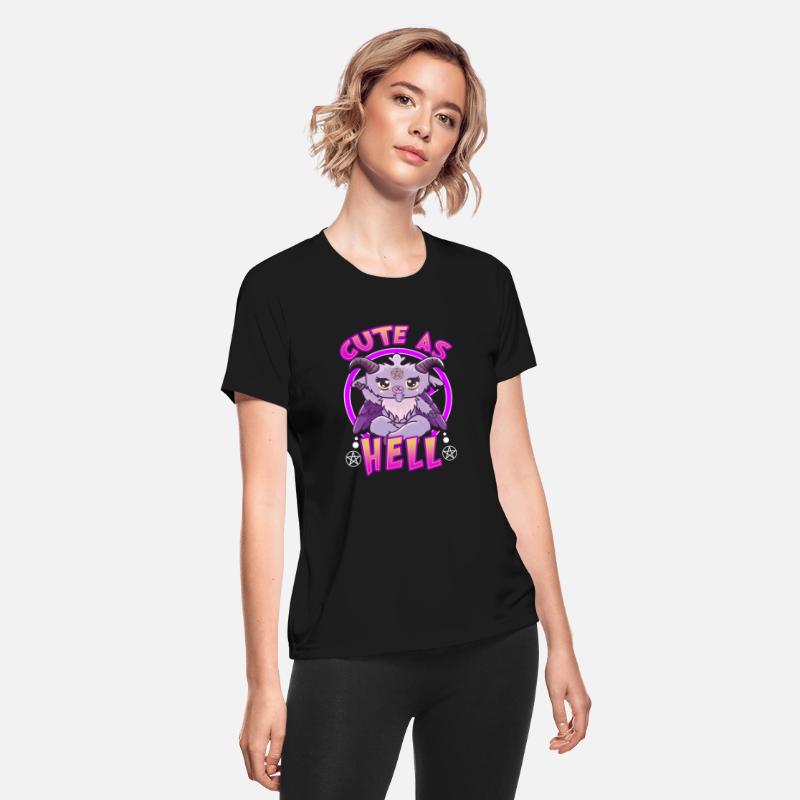 Cute As Hell Kawaii Anime Baphomet Kawaii Goth Pun