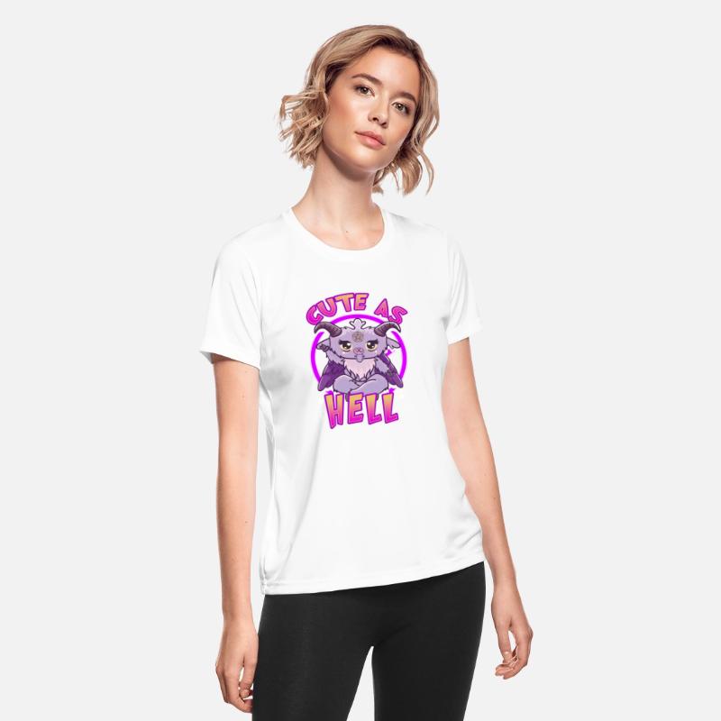 Cute As Hell Kawaii Anime Baphomet Kawaii Goth Pun
