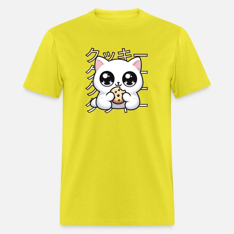 Cute Cat Japanese Kawaii Anime Cat with Cookie