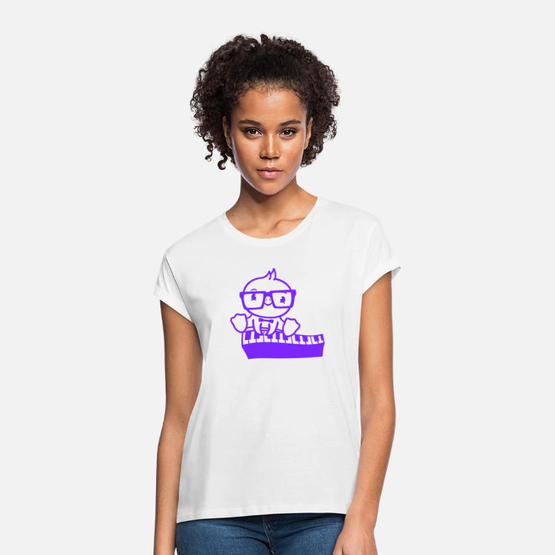 Cute Duck Bird Plays Keyboard Nerd Glasses Chick