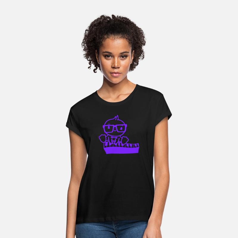 Cute Duck Bird Plays Keyboard Nerd Glasses Chick
