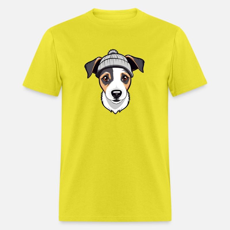 Cute Jack Russel Terrier with hat