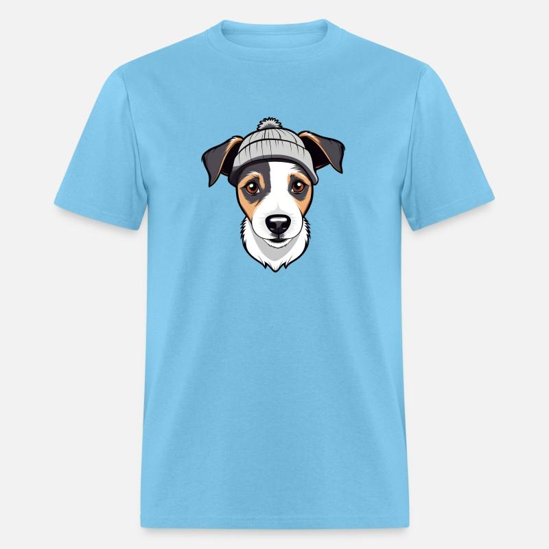 Cute Jack Russel Terrier with hat