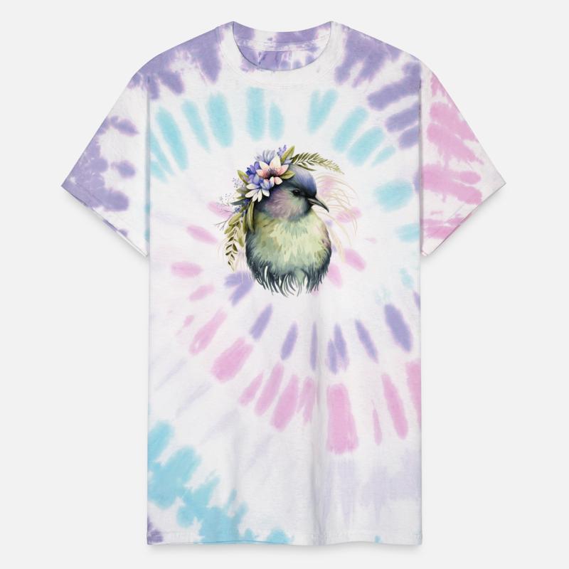Cute Kiwi Bird Flower Crown Floral Exotic Birds