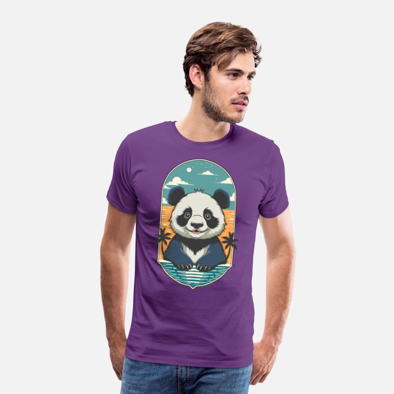 Cute Panda On Vacation
