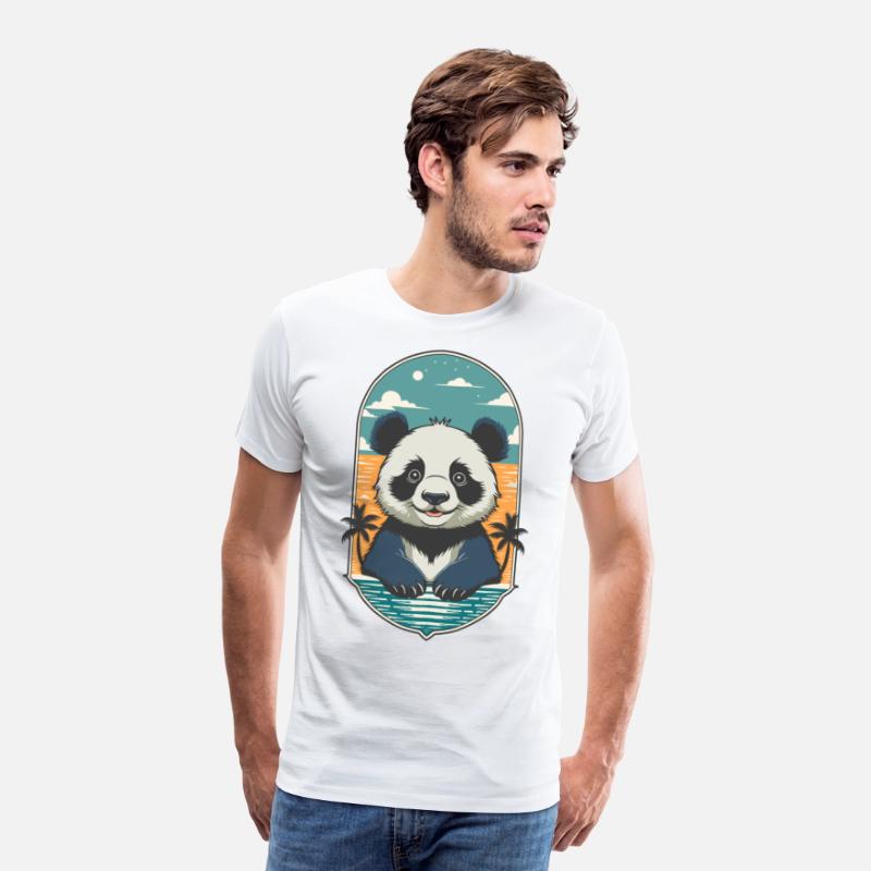 Cute Panda On Vacation