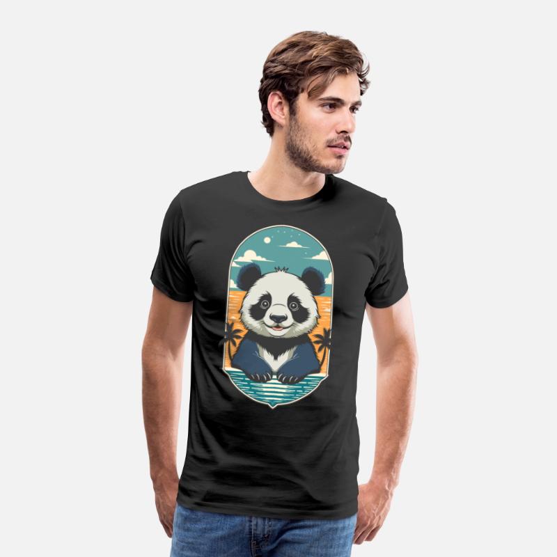 Cute Panda On Vacation