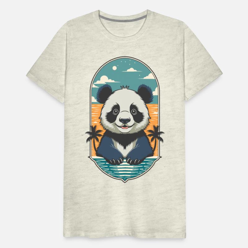 Cute Panda On Vacation
