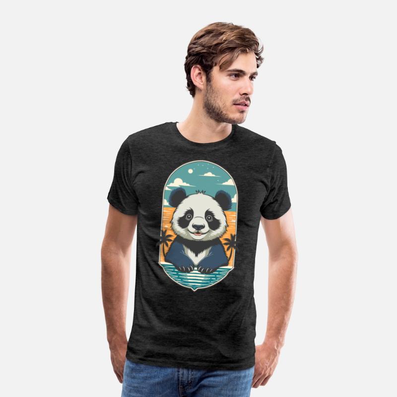 Cute Panda On Vacation