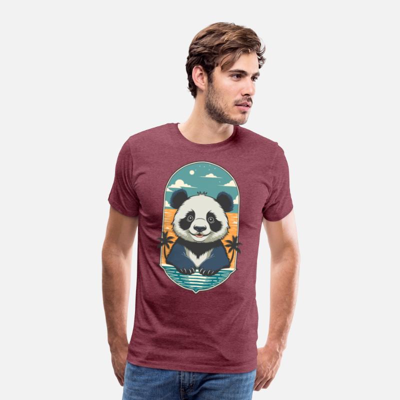 Cute Panda On Vacation