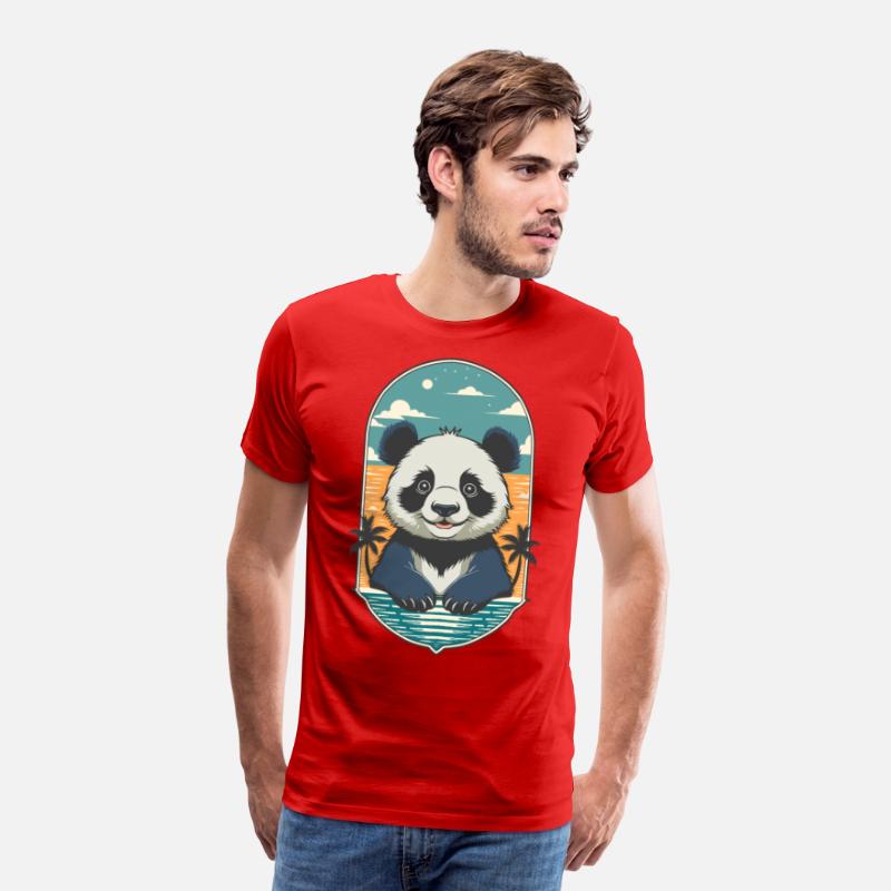 Cute Panda On Vacation