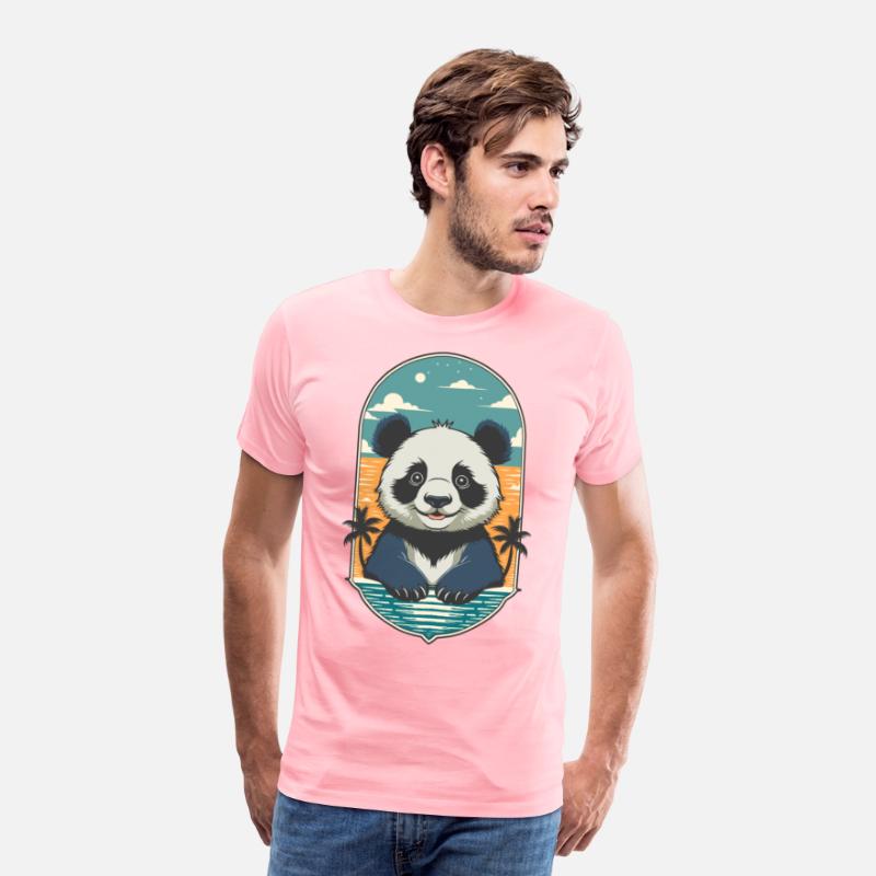 Cute Panda On Vacation