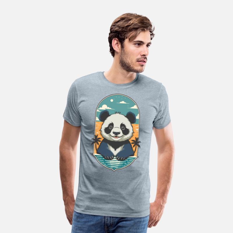 Cute Panda On Vacation