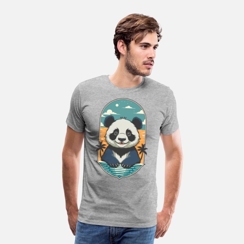 Cute Panda On Vacation